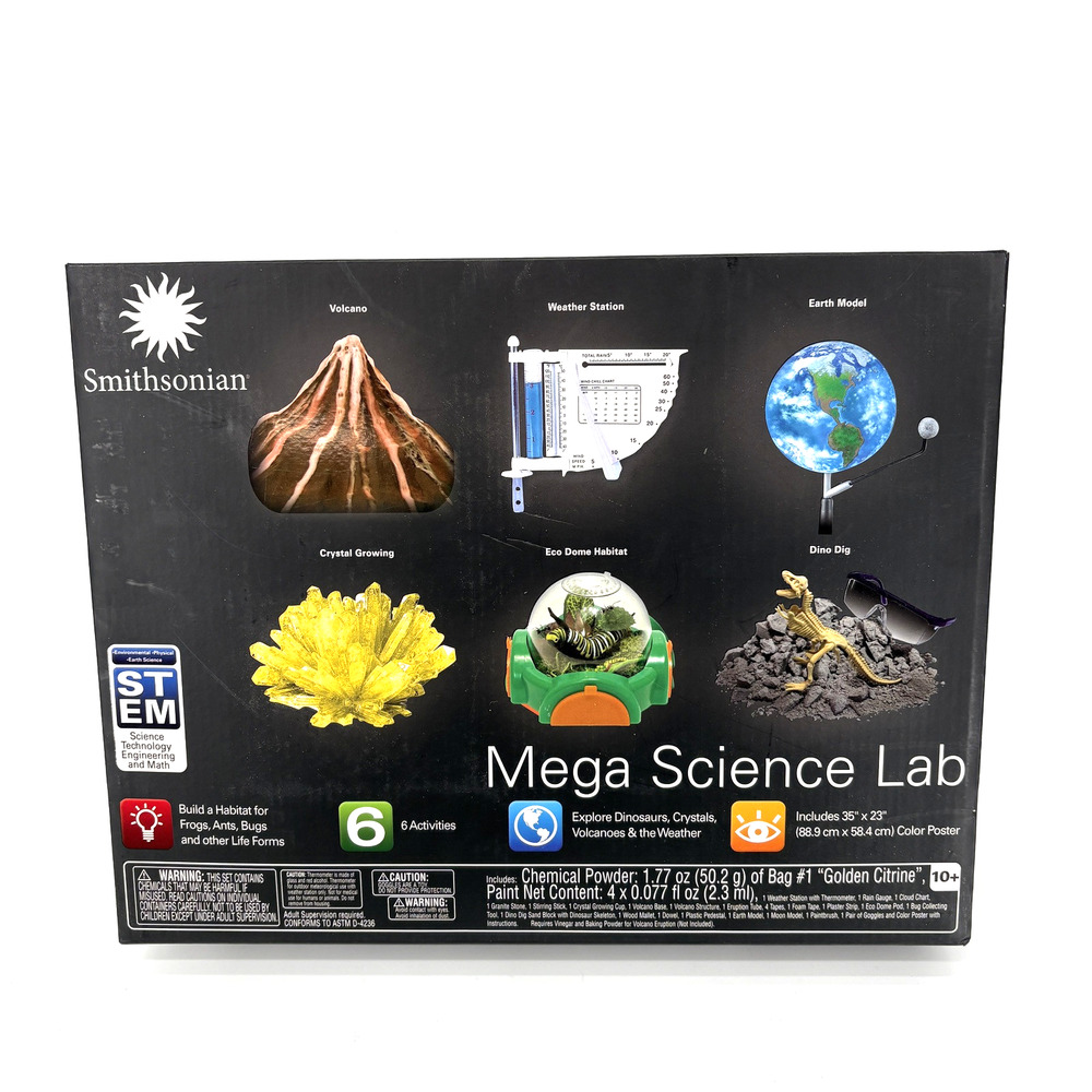 Smithsonian‎ Mega Science Kit *NEW, SEALED*